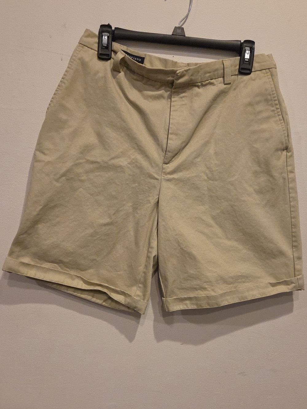 Lands' End Women's Flat-Front Shorts — Light Green